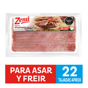 TOCINETA AHUMADA CERDO ZENU x 400GR